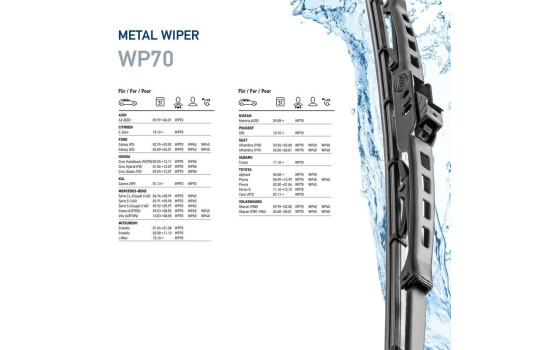 Windshield wiper metal 9XW 178 878-281 Hella, Image 7