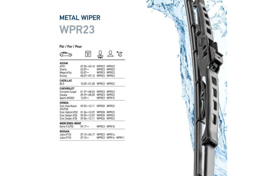 Windshield wiper metal 9XW 190 253-231 Hella, Image 7
