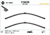 Windshield wiper ORIGINAL VISIOFLEX SET 119436 SWF