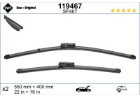 Windshield wiper ORIGINAL VISIOFLEX SET 119467 SWF