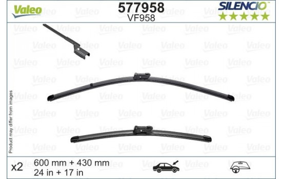 Windshield wiper VF958 577958 Valeo