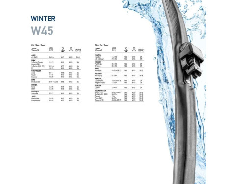 Windshield wiper winter 9XW 358 004-181 Hella, Image 7