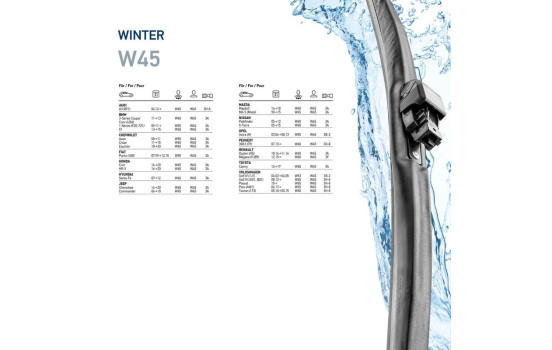 Windshield wiper winter 9XW 358 004-181 Hella, Image 7