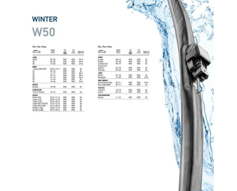 Windshield wiper winter 9XW 358 004-201 Hella, Image 7