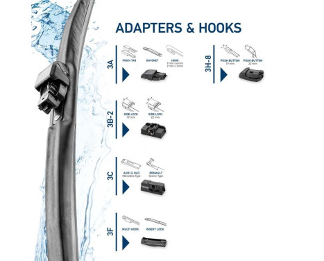 Windshield wiper winter 9XW 358 004-211 Hella, Image 5