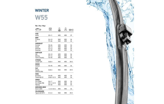 Windshield wiper winter 9XW 358 004-221 Hella, Image 7