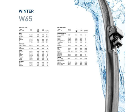 Windshield wiper winter 9XW 358 004-261 Hella, Image 7