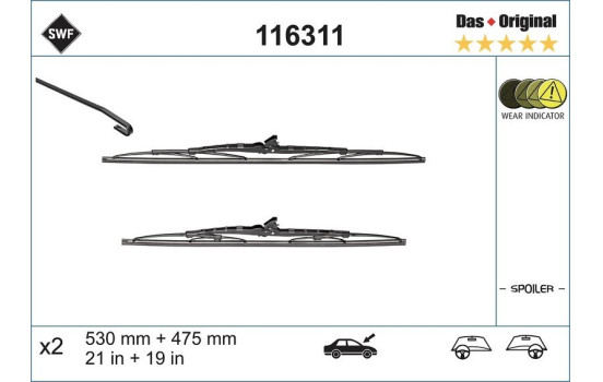 Windshield wipers 116311 SWF, Image 2