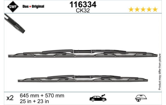 Windshield wipers 116334 SWF, Image 3
