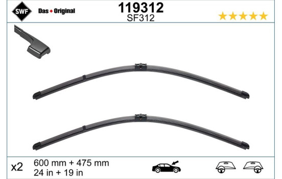 Windshield wipers 119312 SWF, Image 3