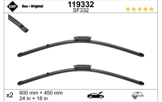 Windshield wipers 119332 SWF, Image 3