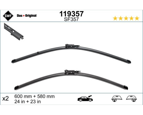 Windshield wipers 119357 SWF, Image 3