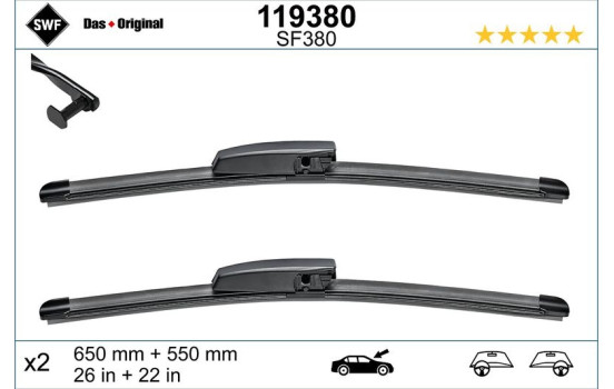 Windshield wipers 119380 SWF, Image 3