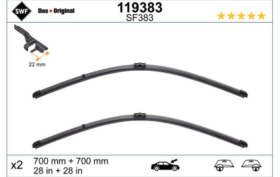 Windshield wipers 119383 SWF, Image 3