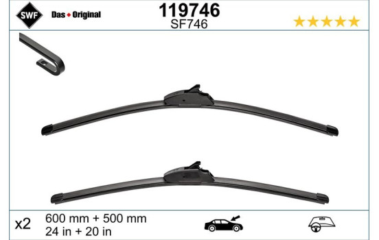 Windshield wipers 119746 SWF