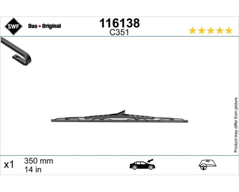 Wiper blade 116138 SWF, Image 2