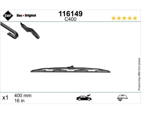 Wiper blade 116149 SWF, Image 2