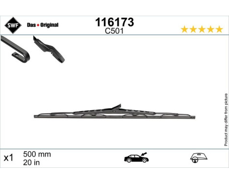 Wiper blade 116173 SWF, Image 2