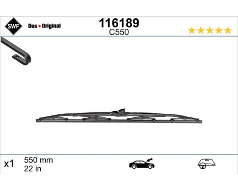 Wiper blade 116189 SWF, Image 2