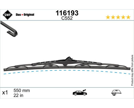 Wiper blade 116193 SWF, Image 2