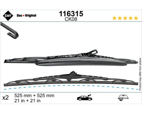 Wiper blade 116315 SWF, Image 2