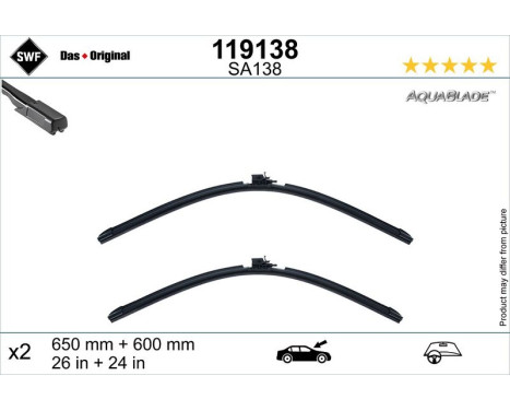 Wiper blade 119138 SWF