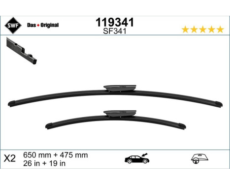Wiper blade 119341 SWF, Image 2