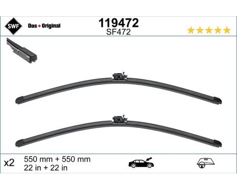 Wiper blade 119472 SWF, Image 2