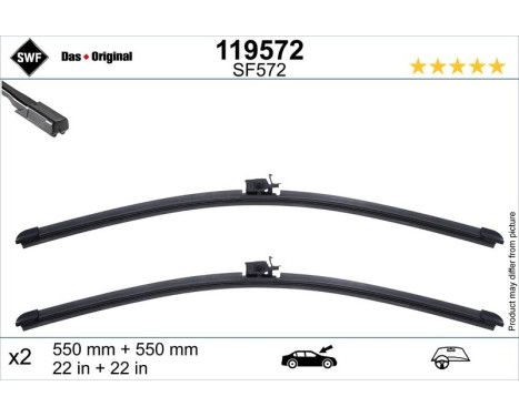 Wiper blade 119572 SWF, Image 2