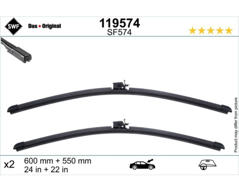 Wiper blade 119574 SWF, Image 3