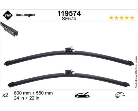 Wiper blade 119574 SWF, Image 2