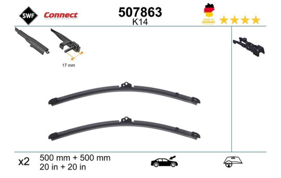 Wiper blade 507863 SWF, Image 4