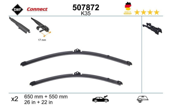 Wiper blade 507872 SWF, Image 4