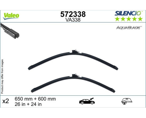 Wiper blade 572338 Valeo