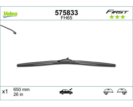 wiper blade 575833 Valeo, Image 2