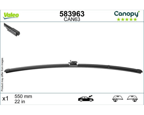 Wiper blade 583963 Valeo, Image 9