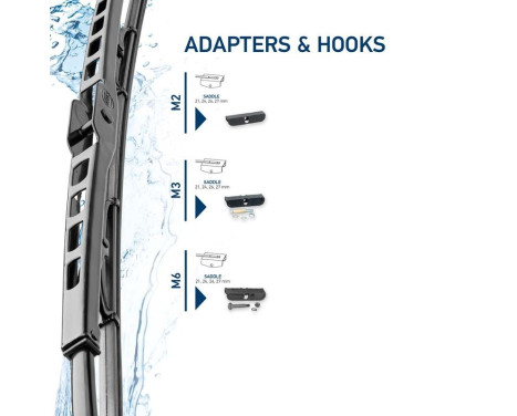 Wiper blade 9XW 184 107-361 Hella, Image 6