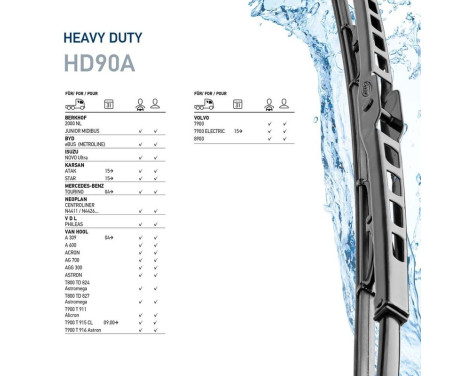 Wiper blade 9XW 184 107-361 Hella, Image 7