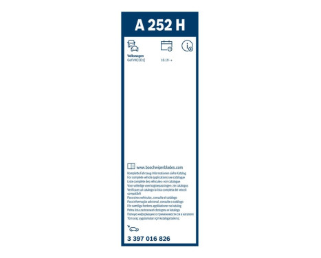 wiper blade A252H Bosch, Image 5