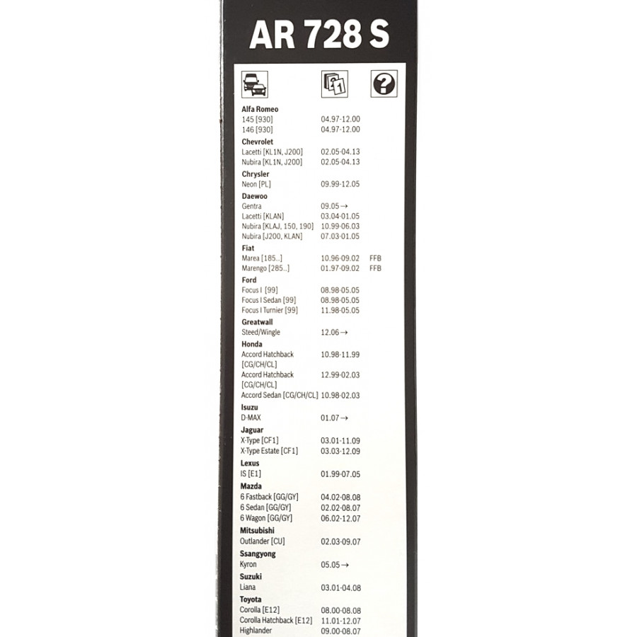 Wiper Blade Aerotwin Retrofit AR728S Bosch | Winparts.co.uk - Wiper blades