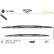 Wiper Blade DAS ORIGINAL SET 116334 SWF, Thumbnail 3