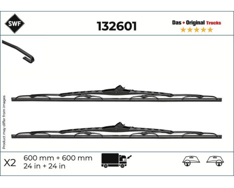 Wiper Blade DAS ORIGINAL TRUCKS 132601 SWF, Image 6