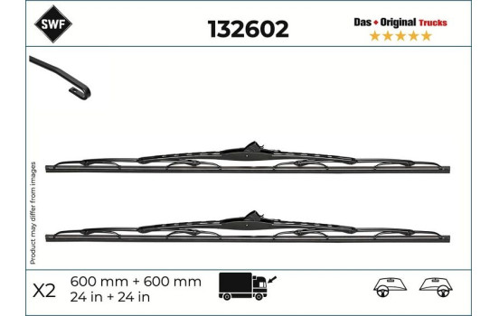 Wiper Blade DAS ORIGINAL TRUCKS 132602 SWF, Image 6