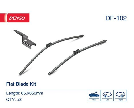 Wiper Blade DF-102 Denso, Image 3