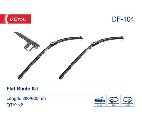 Wiper Blade DF-104 Denso, Image 2