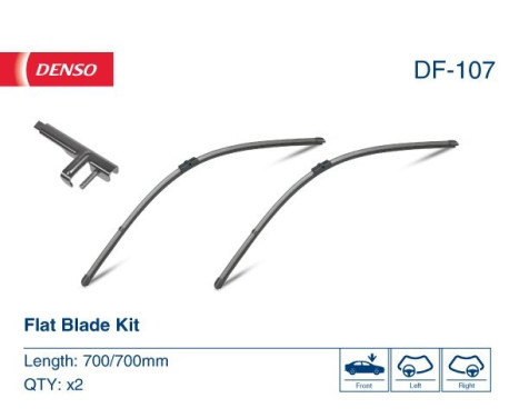 Wiper Blade DF-107 Denso, Image 4