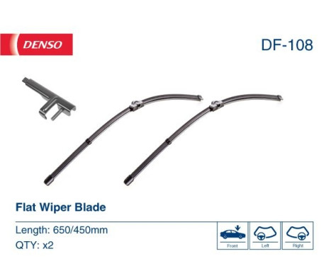Wiper Blade DF-108 Denso, Image 2