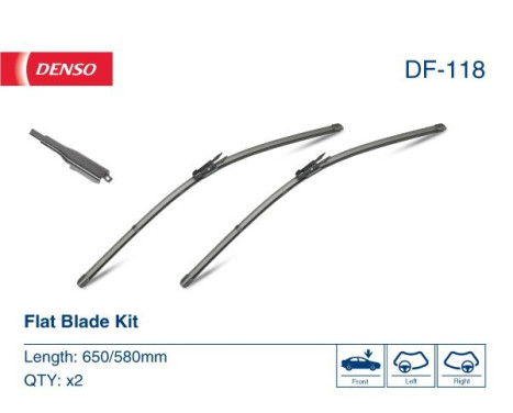 Wiper Blade DF-118 Denso, Image 4