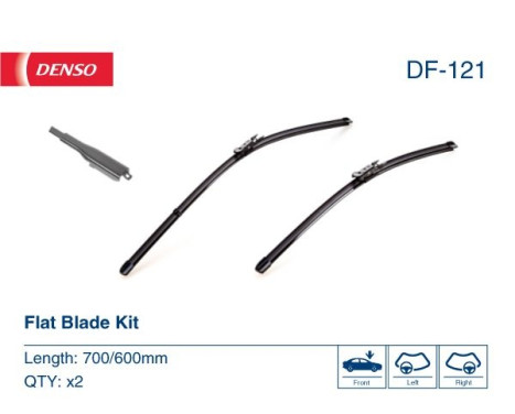 Wiper Blade DF-121 Denso, Image 4