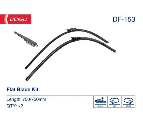 Wiper Blade DF-153 Denso, Image 2